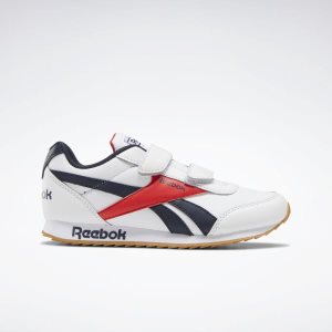 Reebok Royal Classic Jogger 2.0 Turnschuhe Kinder - Weiß/Navy/Rot - DE 953-AXG